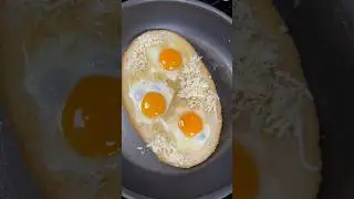 Incredible fried Eggs Toast Hack #shorts