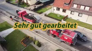 Neue Fahrbahndecke Vallstedter Weg