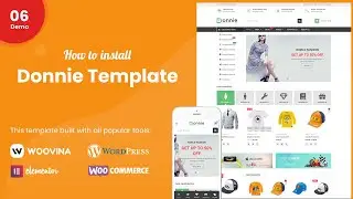 How to install Donnie - Multipurpose WooCommerce WordPress Theme