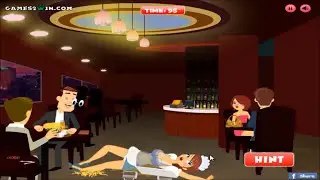 Naughty Waitress Game Walkthrough