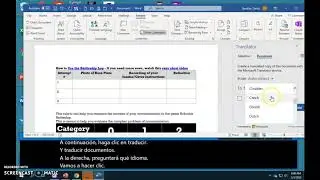 How to Translate a OneNote Page from English to Spanish