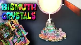 Molten Copper vs Bismuth Crystals