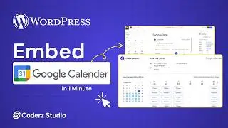 Embed Google Calendar in WordPress (Gutenberg) - Easy Way