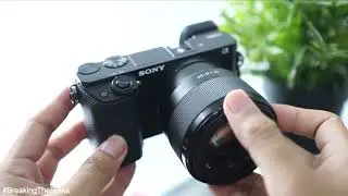 A6000 + FE 50mm 1,8 Kamera APSC pake Lensa Fullframe