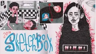 Моя зависимость и обзор скетчбука 20!8 ♡
