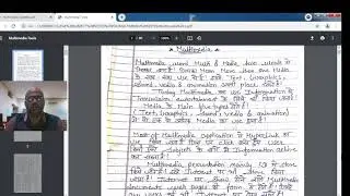 37 Definition of Multimedia by Dr. Rishi Mathur