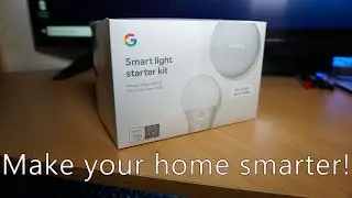 Google Home Mini and smart lightbulb unboxing and setup how to