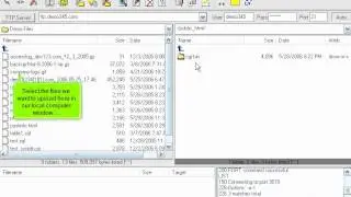FTP - Uploading Files using LeapFTP