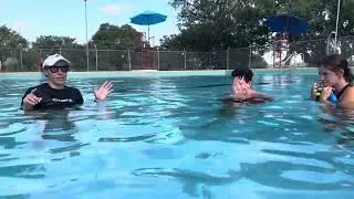 Teaching swim lessons be creative and don’t underestimate yourselves