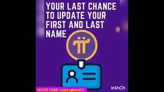 How To Correct Pi Network Name /How To Change Your Pi Network Name.