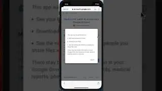 Demo Video For Google OAuth Grant Verification