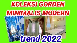Gorden ruang tamu minimalis modern trend 2022
