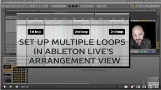Multiple loop sections in arrangement view in Ableton Live with Max for Live