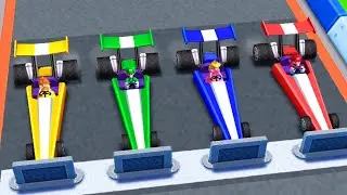 Mario Party The Top 100 - All Racing Minigames (Master CPU)