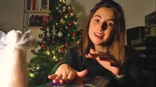 ASMR | Xmas Page Turning + Finger licking