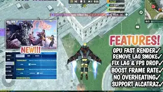 HOW TO FIX CODM LAGS FRAME DROP! UNLOCK 61+ BR FPS SMOOTH 3GB-4GB SUPPORT ALCATRAZ 