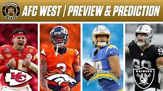 AFC West 2024 Preview & Standings Predictions ! 🏈 🔥