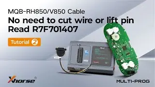 How Multi Prog Read R7F701407 Dashboard using MQB RH850-V850 Cable?
