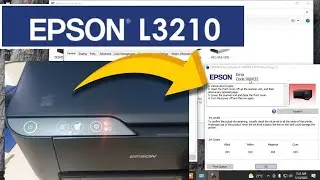 HOW TO FIX EPSON L3210 ERROR CODE OX000032 WITH FULL STEP BY STEP #EPSON #printer