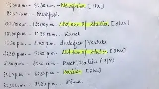 best timetable for class 10 in lockdown