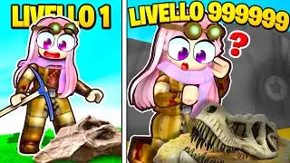 SCAVO PER CERCARE I FOSSILI PIÙ RARI! - ROBLOX
