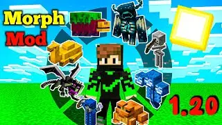 Minecraft Morph Mod In 1.20 | Morph Plus v6