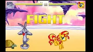 Mugen 1.0 Request#80 - Bugs Bunny(Me) vs Sunset Shimmer(CPU)