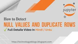 How to Detect Null Values and Duplicate Rows in Datasets #dataanalysis #python #jupyternotebook