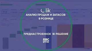 Анализ продаж и запасов в рознице на платформе бизнес-аналитики Qlik