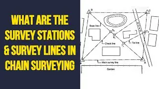 What is Survey Line & Stations in chain surveying
