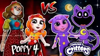 Miss Delight Vs Catnap From Poppy Playtime Chapter 3 | My Talking Angela 2 New Exciting Challenge 😱