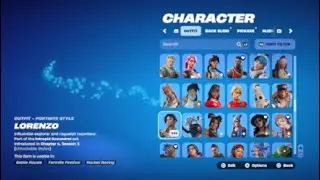 A Preview Of My Stacked Fortnite Locker
