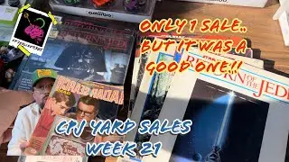Only 1 Sale? Was it a good one? CPJ Yard Sales Week 21 #yardsalefinds #yardsale #retrovibes  #books