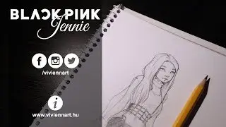 BLACKPINK Jennie 30 Min Pencil Drawing | Full Time video | Traditional Art