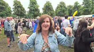 Let's Rock Shrewsbury 2024 - Black Lace - "Agadoo"