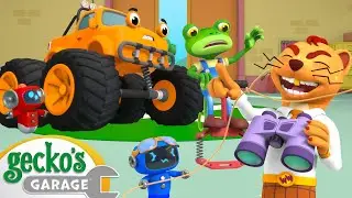 The Mystery Magic Box Challenge - Gecko's Garage | Cartoons For Kids | Toddler Fun Learning