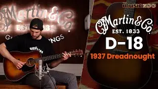 Sound Check Demo Video: Martin Custom Shop D-18 1937 Dreadnought Stage 1 Aging Ambertone