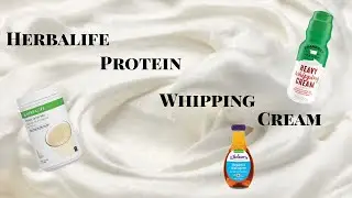 Herbalife Protein Whipping Cream | cooking with kez