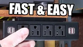SIMPLE WORKSHOP UPGRADE - POWER STRIP WITH USB  - TWOOLS # 001