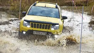 Dacia Duster versus Renault Koleos on offroad