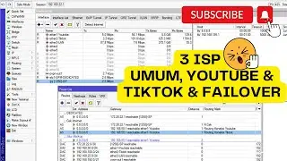 Setting Mikrotik 3 ISP & Failover | Otomatis Pindah jika Utama Gangguan
