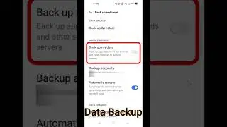How to backup mobile data | Mobile ka backup kaise lete hain | Back and Restore 