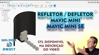 #FUSION360 - REFLETOR/DEFLETOR COM ANTENA YAGI MAVIC MINI - MINI SE