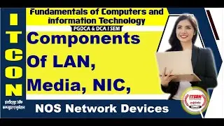 Components Of LAN|Media|NIC|NOS Network Devices|Unit-4 Part-7