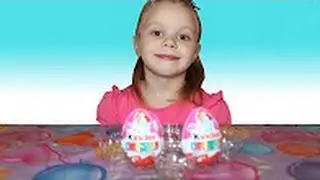 ✽ Киндер сюрприз яйца Принцессы ДИСНЕЯ Пушистые Истории Princess DISNEY unboxing