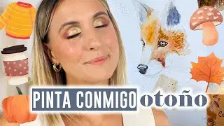 Pinta conmigo el otoño con acuarelas