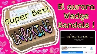 UNBOXING | EL AURORA | WEDGE SANDAL | BUY1GET1 | V#01