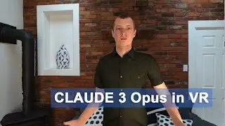 AI agent in VR with SightLab and Vizard #claude3 #anthropic #claudeopus
