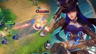 CAITLYN WILD RIFT SUPER INSANE DAMAGE 18 KILL! | CAITLYN GAMEPLAY ~ WILD RIFT