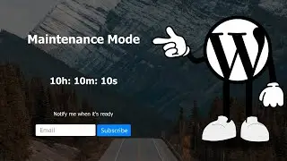 Coming soon page in Wordpress without plugins [28]
